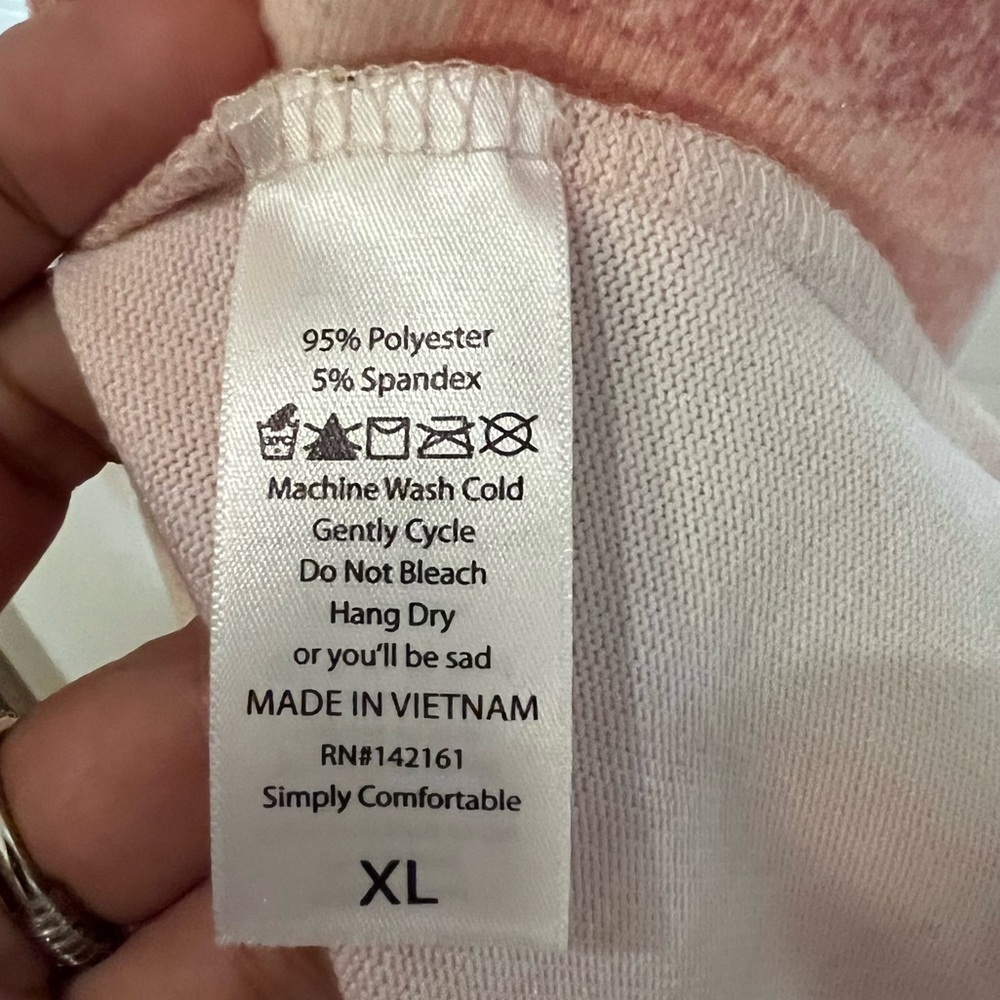 Lularoe Pink Off White Plaid Caroline Cardigan XL - Picture 6 of 7
